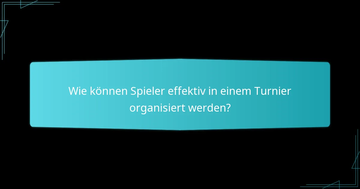 Was sind häufige Fallstricke bei Catan-Turnieraufbauten?